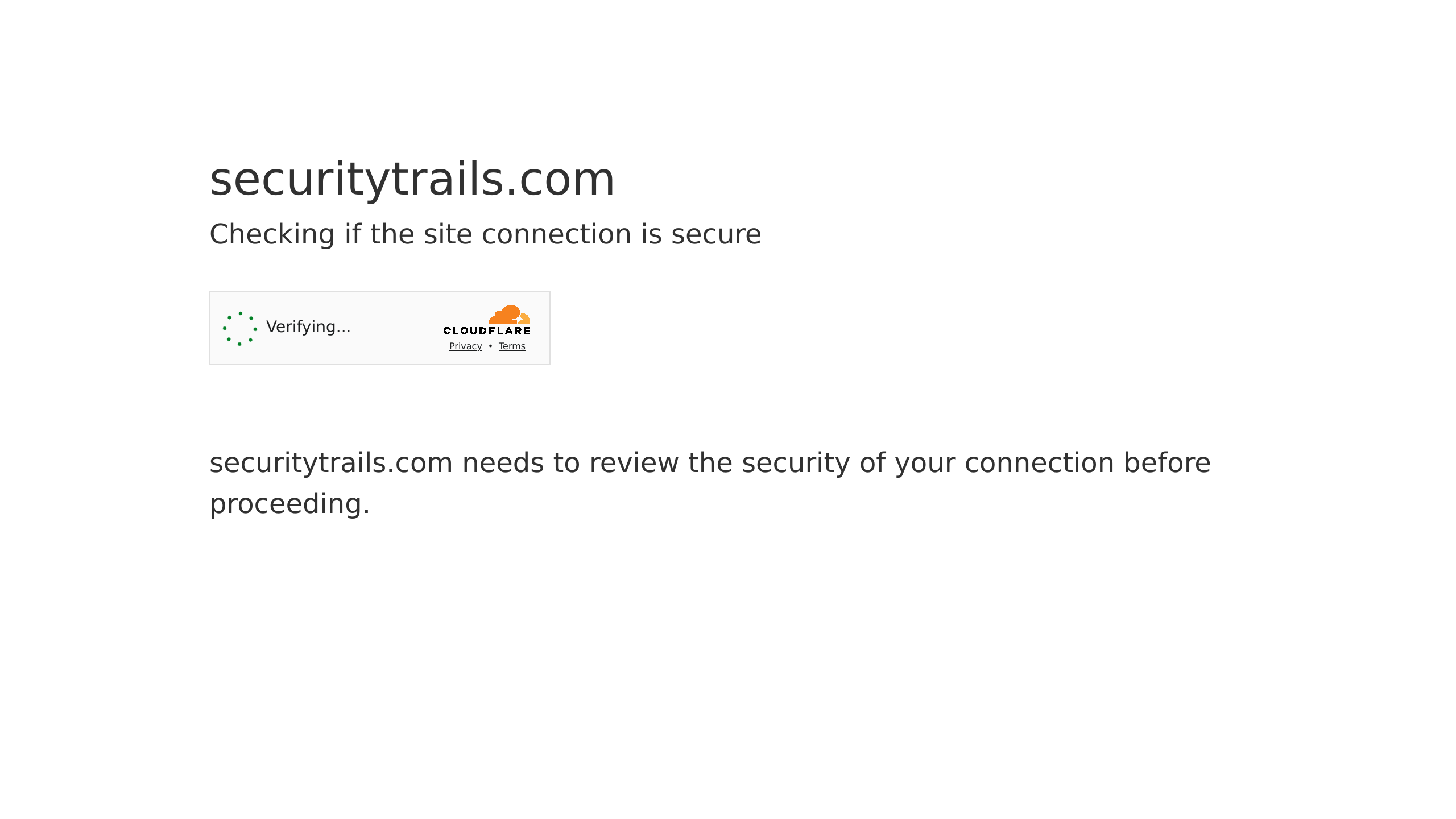SecurityTrails's website screenshot