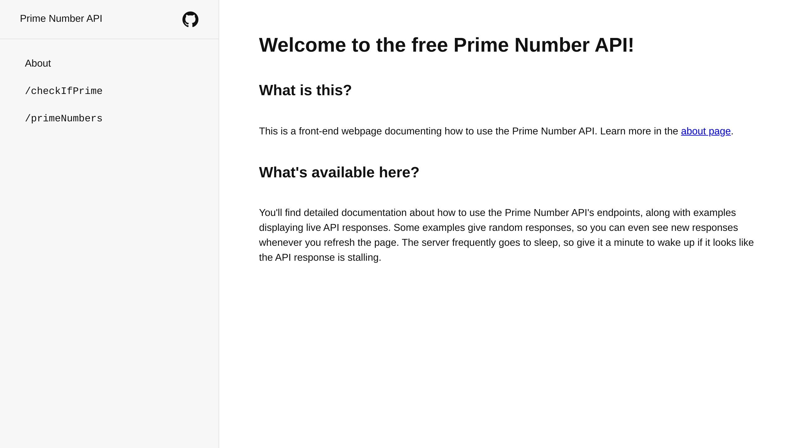Prime Number's website screenshot