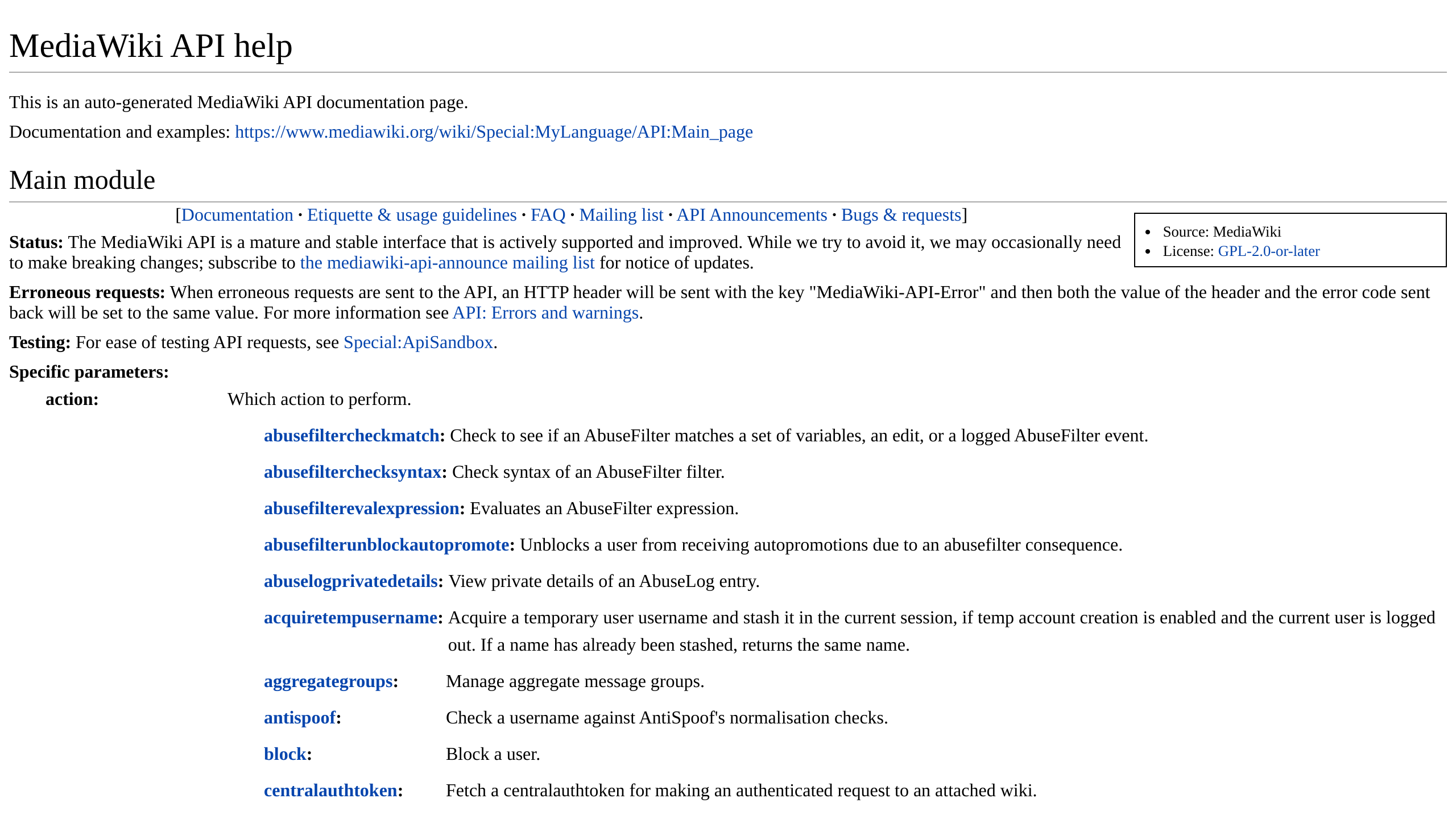 Wikidata's website screenshot