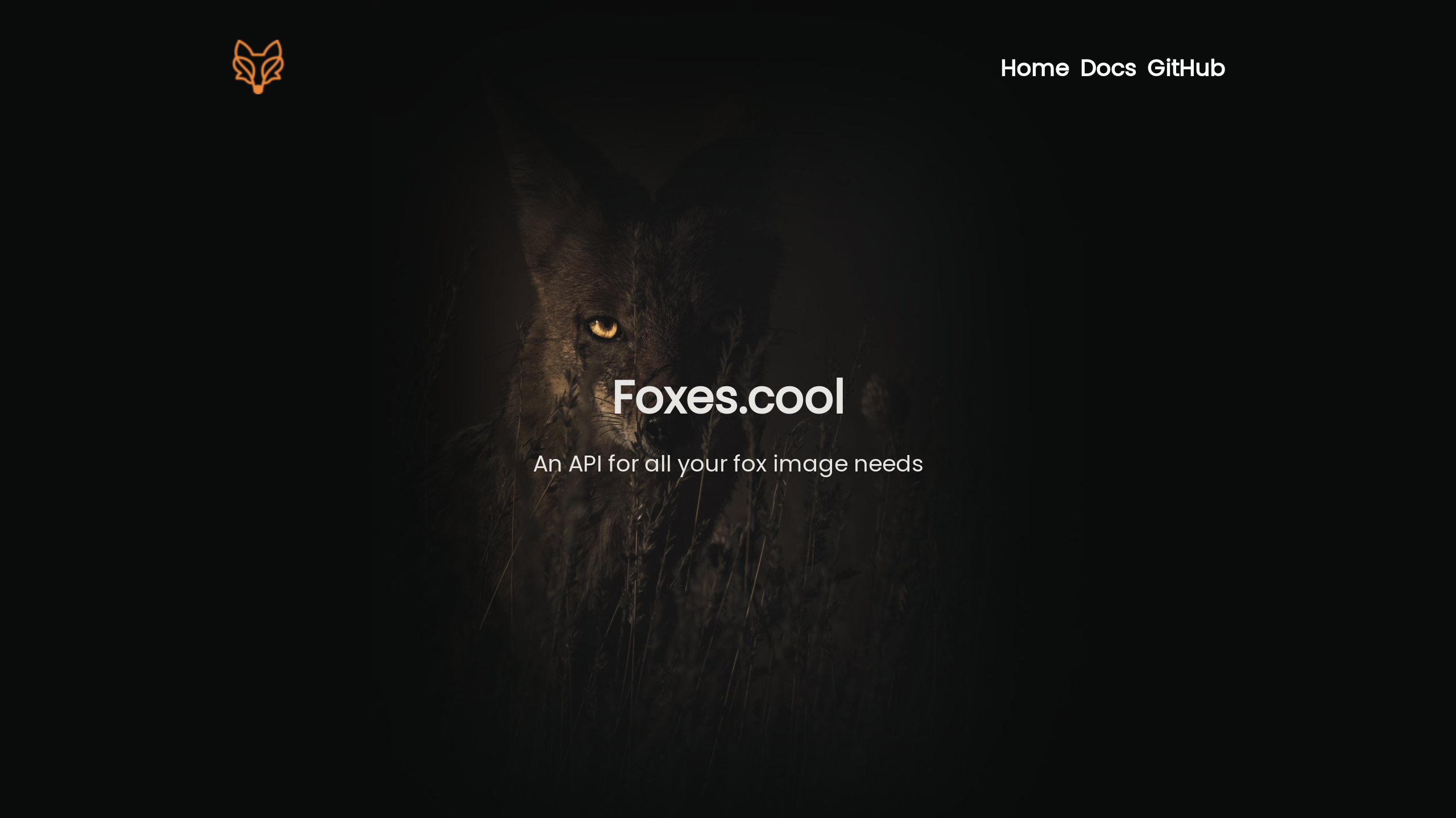 Foxes's website screenshot